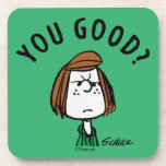 Peanuts | Peppermint Patty You Good? Coaster<br><div class="desc">Check out this fun Peanuts design featuring Peppermint Patty.</div>