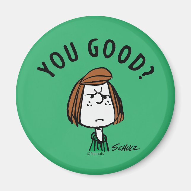 Peanuts | Peppermint Patty You Good? Magnet (Front)