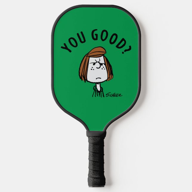 Peanuts | Peppermint Patty You Good? Pickleball Paddle (Front)