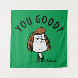 Peanuts   Peppermint Patty You Good? Tapestry