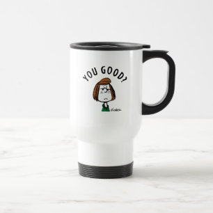 Peanuts Peppermint Patty You Good? Travel Mug
