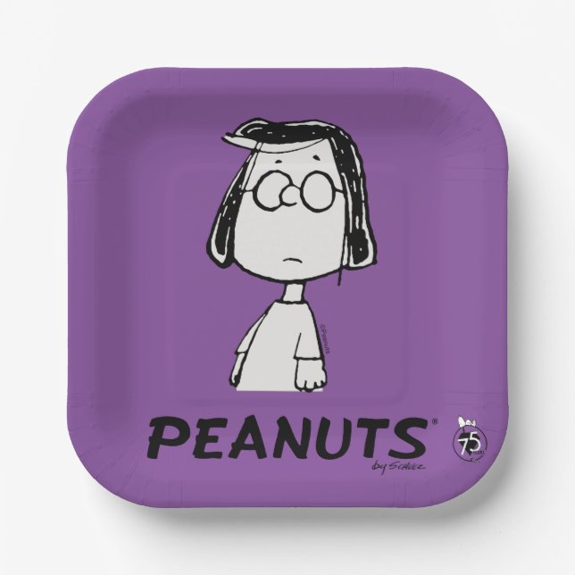 Peanuts Persistance | Marcie Paper Plate (Front)