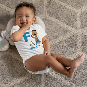 PEANUTS   Personalised Franklin Baby Bodysuit