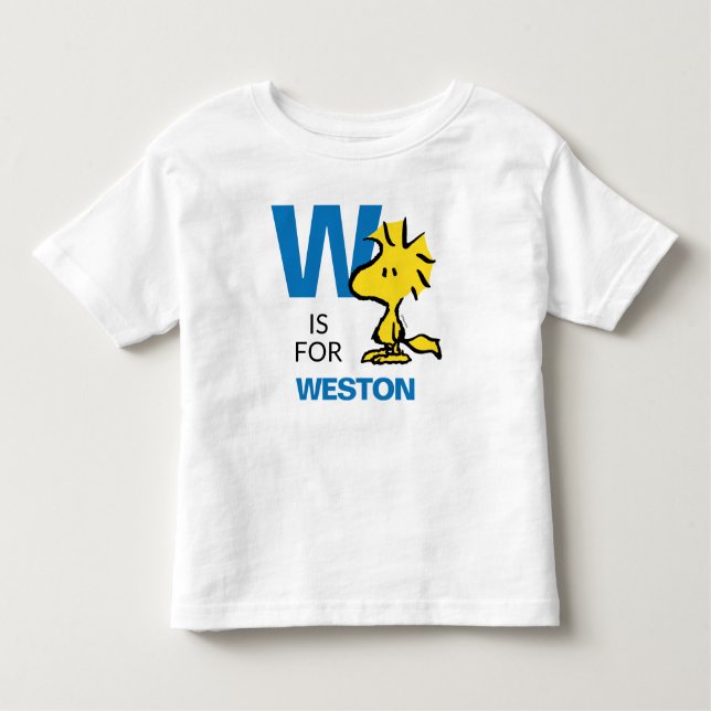 PEANUTS | Personalised Woodstock Toddler T-Shirt (Front)