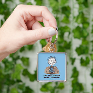 Peanuts   Pigpen The World Needs Messy People! Key Ring