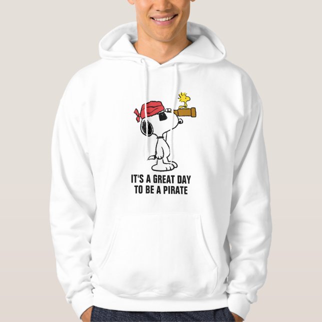 Peanuts | Pirate Snoopy and Woodstock Hoodie (Front)