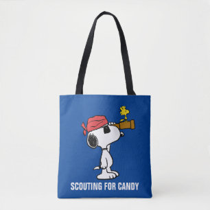 Peanuts   Pirate Snoopy and Woodstock Tote Bag