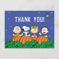 Peanuts | Pumpkin Baby Shower Thank You