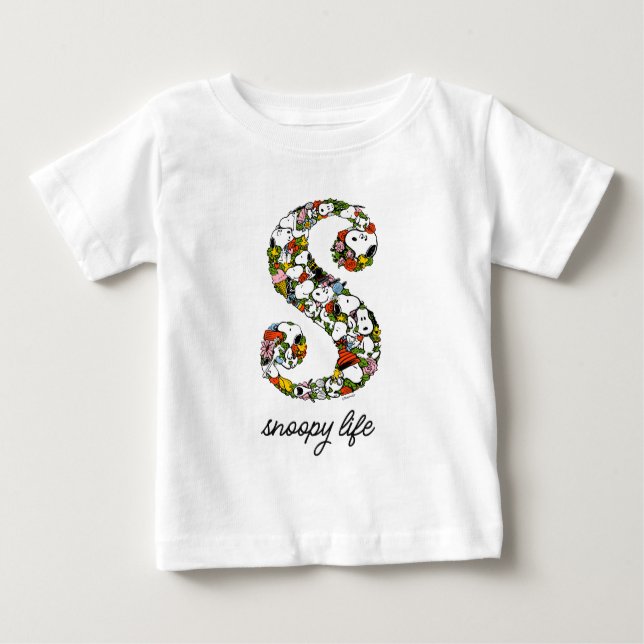 Peanuts | S is for Snoopy Baby T-Shirt (Front)