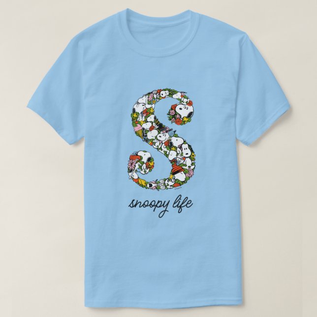 Peanuts | S is for Snoopy T-Shirt (Design Front)
