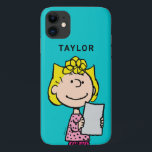 Peanuts | Sally Case-Mate iPhone Case<br><div class="desc">Sally is the loveable younger sister of Charlie Brown. Check out this cute Peanuts design featuring Sally possibly giving a book report.</div>