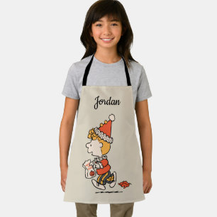 Peanuts Sally Clown Costume Halloween Apron