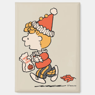 Peanuts Sally Clown Costume Halloween Magnet