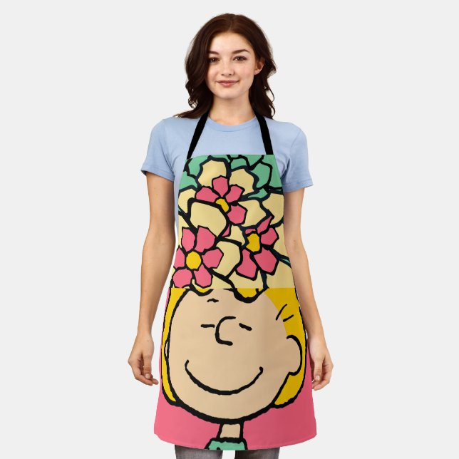 Peanuts | Sally Half & Half Flowers Apron (Worn)