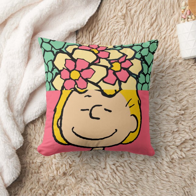 Peanuts | Sally Half & Half Flowers Cushion (Blanket)