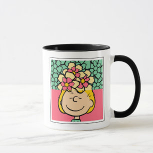 Peanuts   Sally Half & Half Flowers Mug