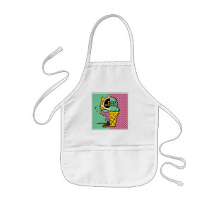 Peanuts Sally Ice Cream Half & Half Kids Apron