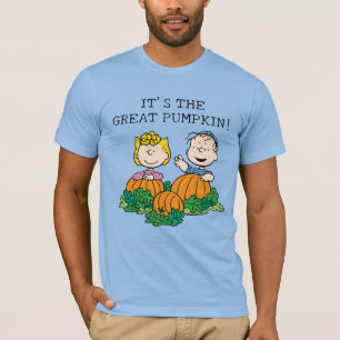 Peanuts Sally & Linus in the Pumpkin Field T-Shirt