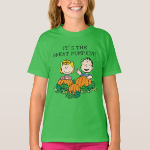 Peanuts Sally & Linus in the Pumpkin Field T-Shirt