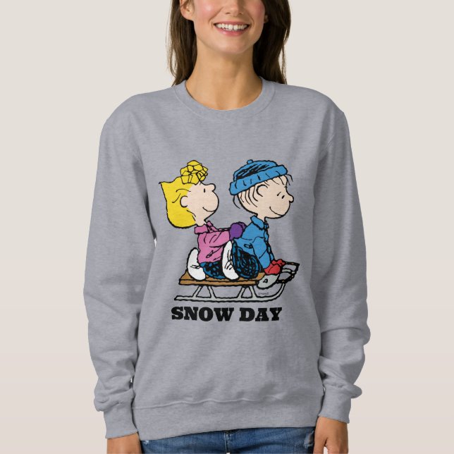 Peanuts | Sally & Linus Sled Riding Sweatshirt (Front)