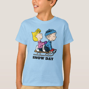 Peanuts   Sally & Linus Sled Riding T-Shirt