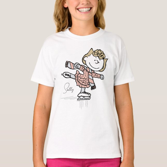 Peanuts | Sally On Ice T-Shirt (Front)