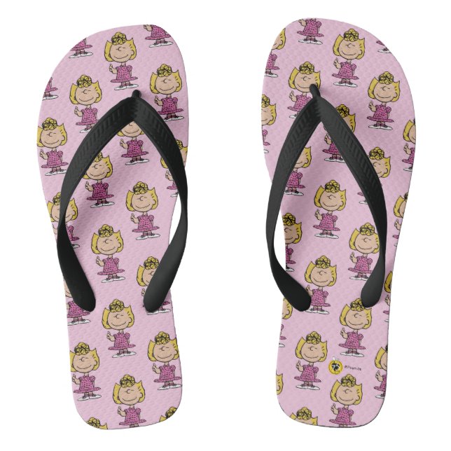 Peanuts | Sally Super Smile Jandals (Footbed)