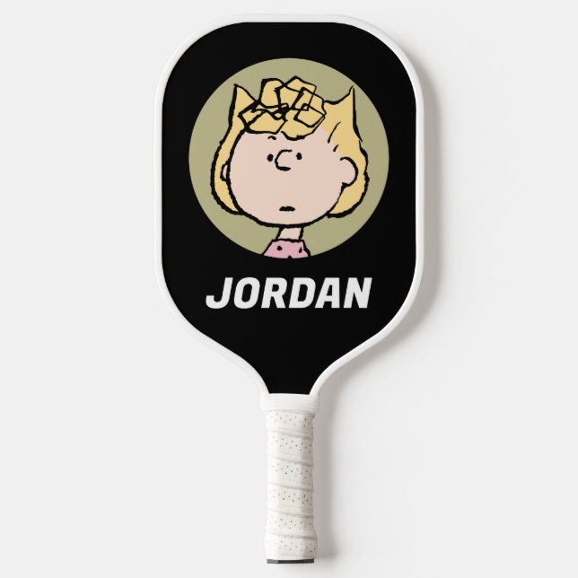 Peanuts | Sally's Faces | Add Your Name Pickleball Paddle (Front)