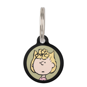 Peanuts   Sally's Faces Pet Tag