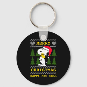 Peanuts Santa Claus Hug  Key Ring