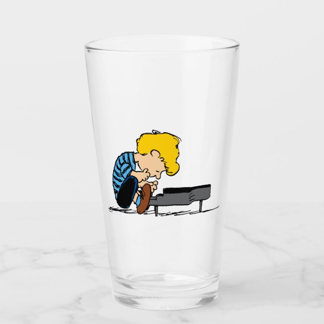 Peanuts | Schroeder Glass (Front)