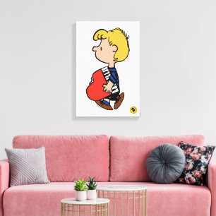 Peanuts   Schroeder Travelling Piano Canvas Print