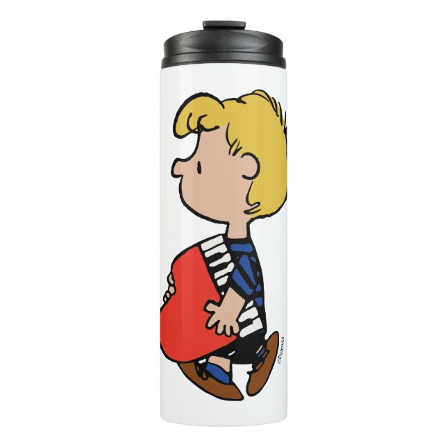 Peanuts | Schroeder Travelling Piano Thermal Tumbler (Front)