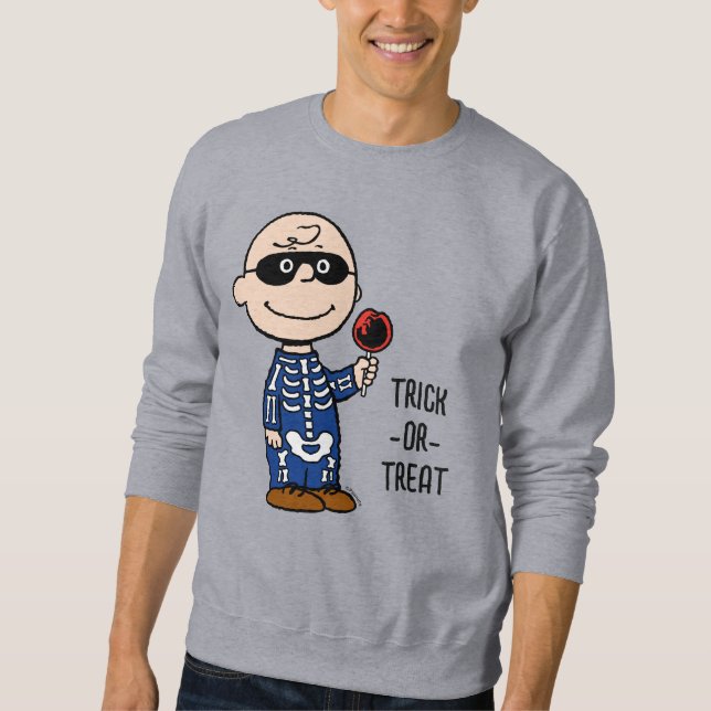 Peanuts | Skeleton Charlie Brown Sweatshirt (Front)