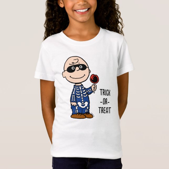 Peanuts | Skeleton Charlie Brown T-Shirt (Front)