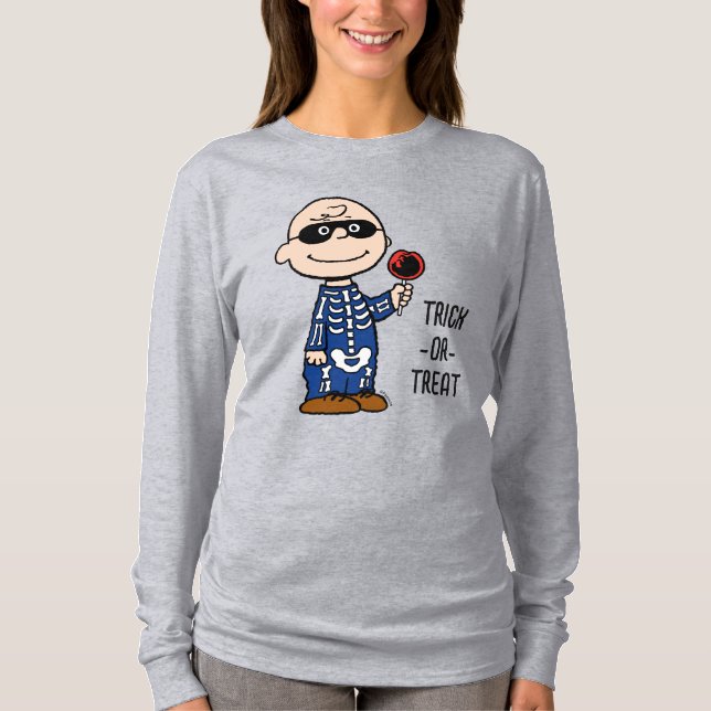 Peanuts | Skeleton Charlie Brown T-Shirt (Front)