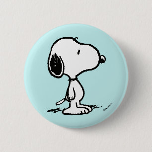 Peanuts   Snoopy 6 Cm Round Badge