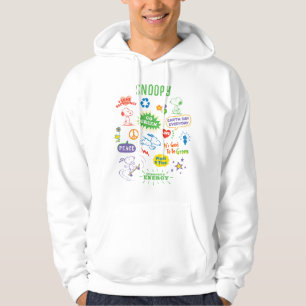 Peanuts   Snoopy All In For Recycling Hoodie