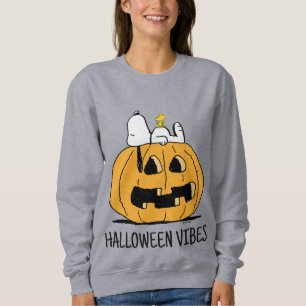 Peanuts Snoopy and Woodstock Jack-O-Lantern Sweatshirt