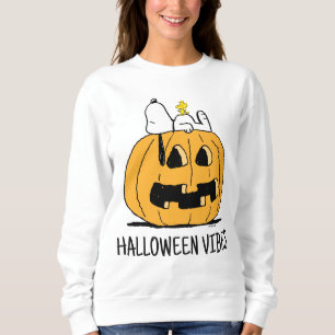 Peanuts   Snoopy and Woodstock Jack-O-Lantern Sweatshirt