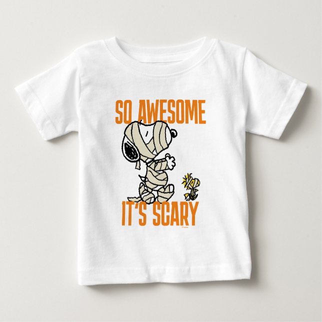 Peanuts | Snoopy and Woodstock Mummies Baby T-Shirt (Front)