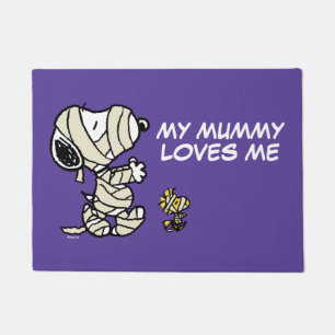 Peanuts   Snoopy and Woodstock Mummies Doormat