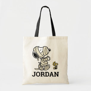 Peanuts Snoopy and Woodstock Mummies Tote Bag