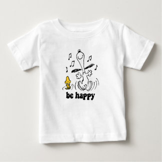 Peanuts Snoopy and Woodstock's Be Happy Dance Baby T-Shirt