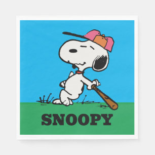 Peanuts   Snoopy at Bat Napkin