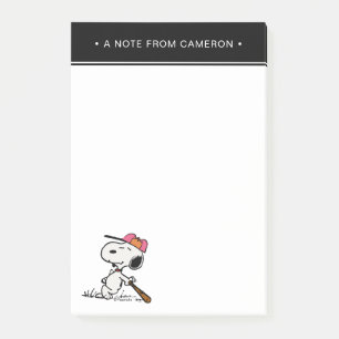 Peanuts   Snoopy at Bat Post-it Notes