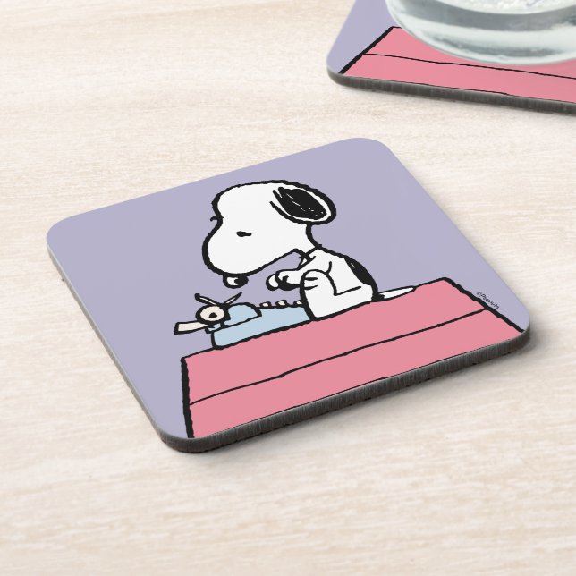 Peanuts | Snoopy at the Typewriter Coaster (Left Side)