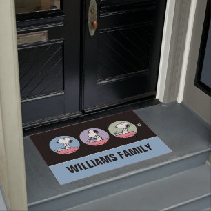 Peanuts   Snoopy at the Typewriter Doormat