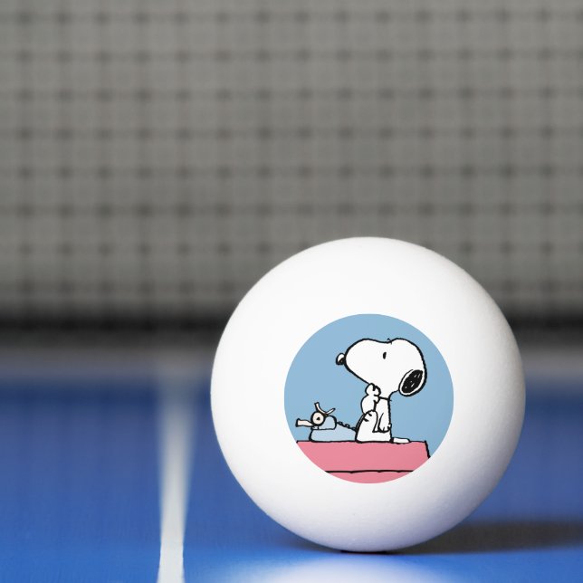 Peanuts | Snoopy at the Typewriter Ping Pong Ball (Net)