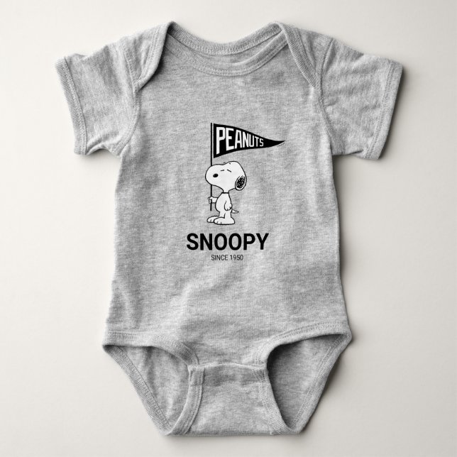 Peanuts | Snoopy Athletic Department Baby Bodysuit (Front)